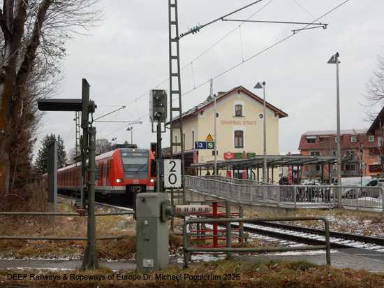 Filzenexpress Eisebahn Strecke Grafing Ebersberg Wasserburg SOB S-Bahn München Bayern