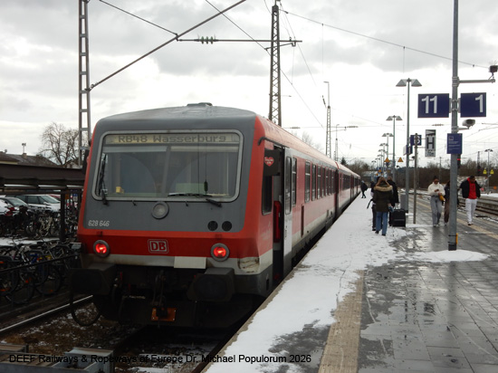Filzenexpress Eisebahn Strecke Grafing Ebersberg Wasserburg SOB S-Bahn München Bayern