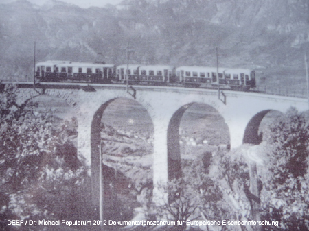 Fleimstalbahn Auer Cavalese Predazzo Eisenbahn Südtirol Trient