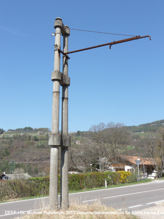 Fleimstalbahn Auer Cavalese Predazzo Eisenbahn Südtirol Trient