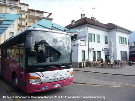 Fleimstalbahn Foto Cavalese Predazzo Trient Trento Eisenbahn Ferrovia