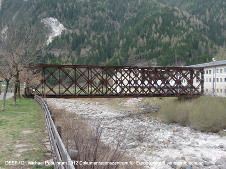 Fleimstalbahn Auer Cavalese Predazzo Eisenbahn Südtirol Trient