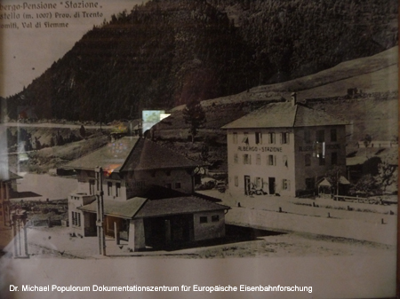 Fleimstalbahn Foto Cavalese Predazzo Trient Trento Eisenbahn Ferrovia