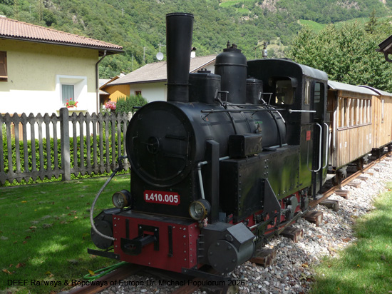 Grödnerbahn Klausen St. Ulrich St. Christina Wolkenstein Plan Eisenbahn Südtirol