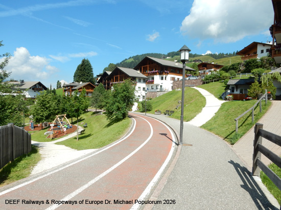Grödnerbahn Klausen St. Ulrich St. Christina Wolkenstein Plan Eisenbahn Südtirol
