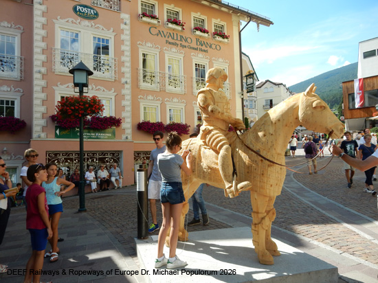 Grödnerbahn Klausen St. Ulrich St. Christina Wolkenstein Plan Eisenbahn Südtirol