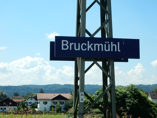 Mangfalltalbahn Eisenbahn Holzkirchen Westerham Bruckmühl Bad Aibling Kolbermoor Rosenheim Bayern