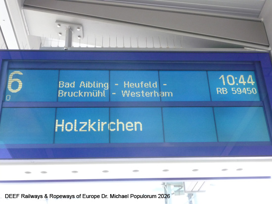 Mangfalltalbahn Eisenbahn Holzkirchen Westerham Bruckmühl Bad Aibling Kolbermoor Rosenheim Bayern