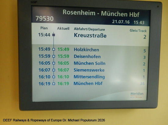 Mangfalltalbahn Eisenbahn Holzkirchen Westerham Bruckmühl Bad Aibling Kolbermoor Rosenheim Bayern