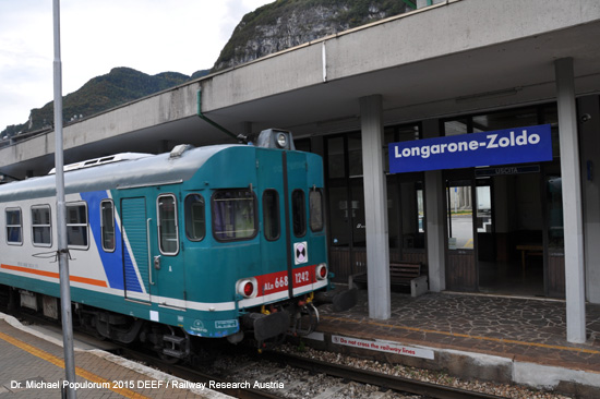 Eisenbahnstrecke Belluno – Ponte nelle Alpi-Polpet – Calalzo Ferrovia Itala Italien