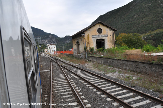 Eisenbahnstrecke Belluno – Ponte nelle Alpi-Polpet – Calalzo Ferrovia Itala Italien
