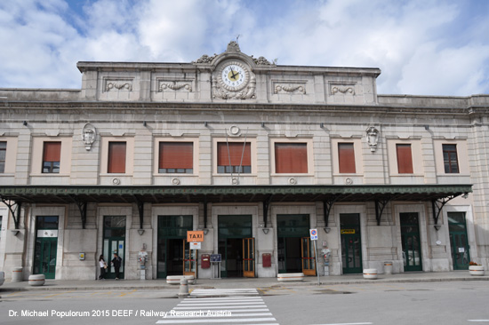 Eisenbahnstrecke Ferrovia Belluno - Feltre - Montebelluna- Treviso Italien