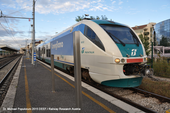 Conegliano Ponte Nelle Alpi Eisenbahn Vittorio Veneto Italien