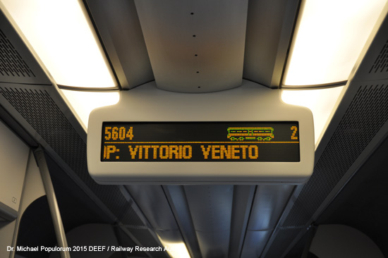 Conegliano Ponte Nelle Alpi Eisenbahn Vittorio Veneto Italien