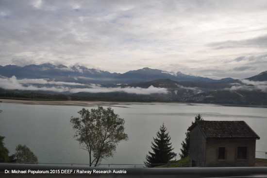 Conegliano Ponte Nelle Alpi Eisenbahn Vittorio Veneto Italien