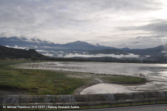 Conegliano Ponte Nelle Alpi Eisenbahn Vittorio Veneto Italien