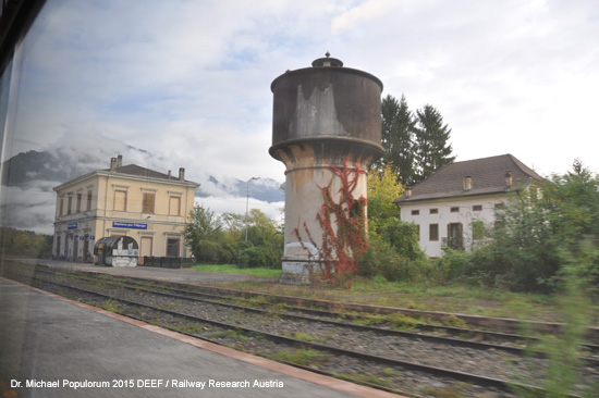 Conegliano Ponte Nelle Alpi Eisenbahn Vittorio Veneto Italien