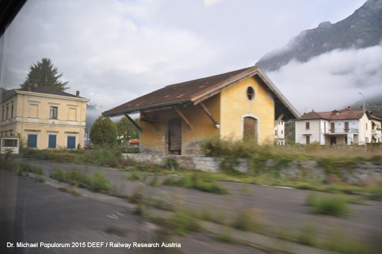Conegliano Ponte Nelle Alpi Eisenbahn Vittorio Veneto Italien