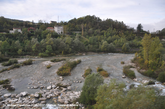 Conegliano Ponte Nelle Alpi Eisenbahn Vittorio Veneto Italien