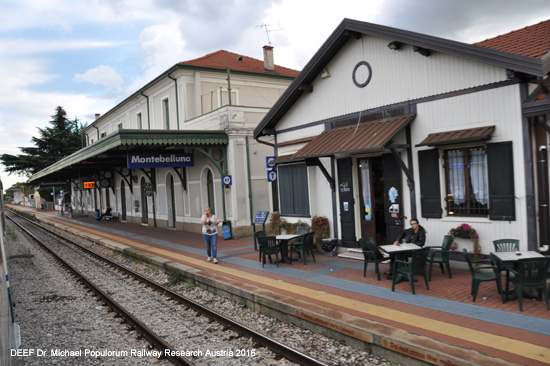 Eisenbahnstrecke Ferrovia Belluno - Feltre - Montebelluna- Treviso Italien