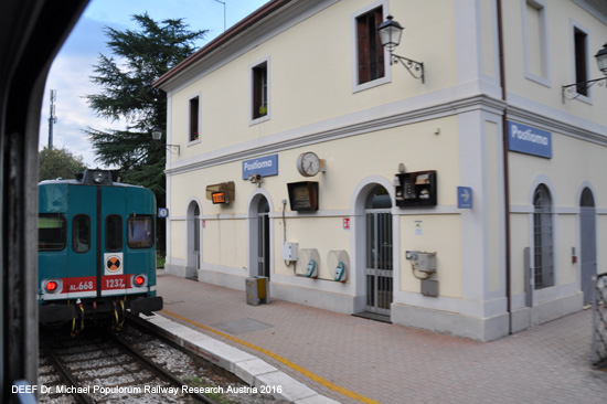 Eisenbahnstrecke Ferrovia Belluno - Feltre - Montebelluna- Treviso Italien