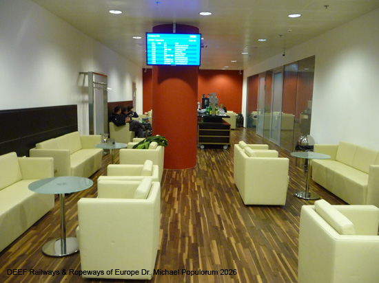 ÖBB Club Lounge Eisenbahn Österreichische Bundesbahnen Österreich