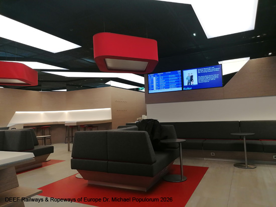 ÖBB Club Lounge Eisenbahn Österreichische Bundesbahnen Österreich