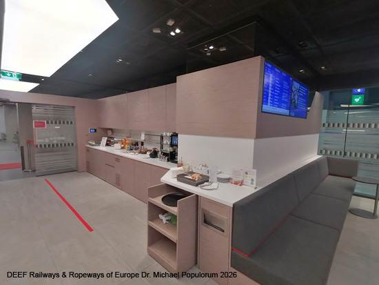 ÖBB Club Lounge Eisenbahn Österreichische Bundesbahnen Österreich