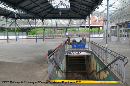 Belgien Eisenbahnstrecke Linie 44 Verviers Pepinster Spa Stavelot Luxembourg