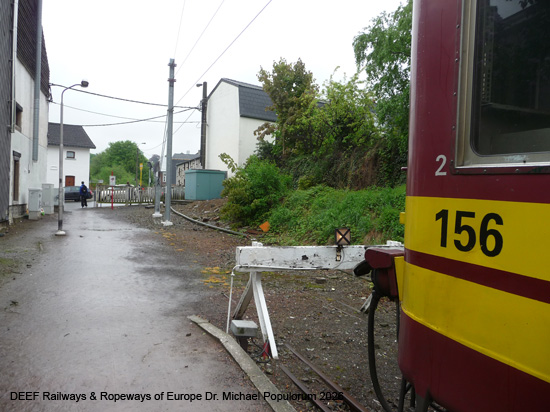 Belgien Eisenbahnstrecke Linie 44 Verviers Pepinster Spa Stavelot Luxembourg