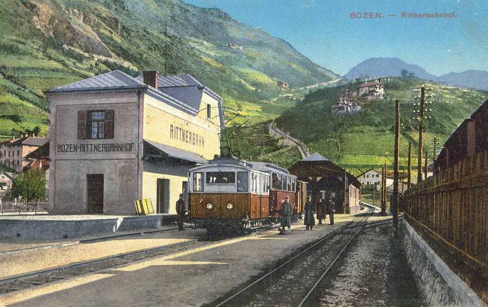 Rittnerbahn Eisenbahn Bozen Himmelfahrt Oberbozen Klobenstein Ferrovia del Renon