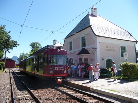 Rittnerbahn Eisenbahn Bozen Himmelfahrt Oberbozen Klobenstein Ferrovia del Renon