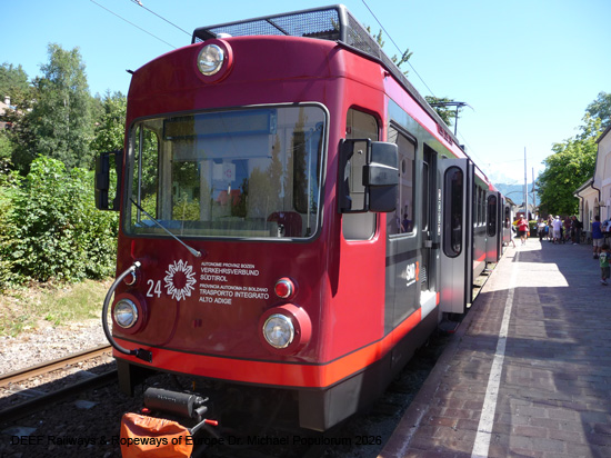 Rittnerbahn Eisenbahn Bozen Himmelfahrt Oberbozen Klobenstein Ferrovia del Renon