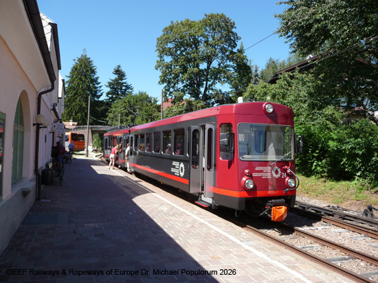 Rittnerbahn Eisenbahn Bozen Himmelfahrt Oberbozen Klobenstein Ferrovia del Renon