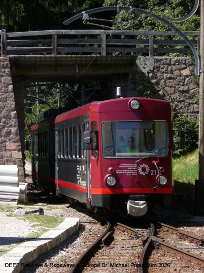 Rittnerbahn Eisenbahn Bozen Himmelfahrt Oberbozen Klobenstein Ferrovia del Renon