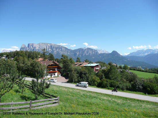 Rittnerbahn Eisenbahn Bozen Himmelfahrt Oberbozen Klobenstein Ferrovia del Renon