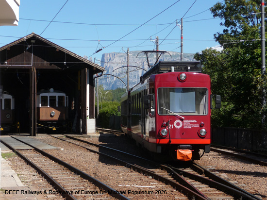 Rittnerbahn Eisenbahn Bozen Himmelfahrt Oberbozen Klobenstein Ferrovia del Renon