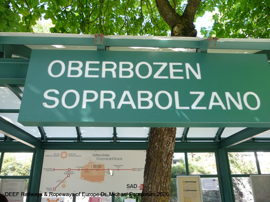 Rittnerbahn Eisenbahn Bozen Himmelfahrt Oberbozen Klobenstein Ferrovia del Renon