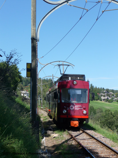 Rittnerbahn Eisenbahn Bozen Himmelfahrt Oberbozen Klobenstein Ferrovia del Renon