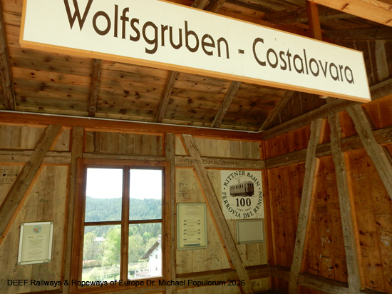 Rittnerbahn Eisenbahn Bozen Himmelfahrt Oberbozen Klobenstein Ferrovia del Renon