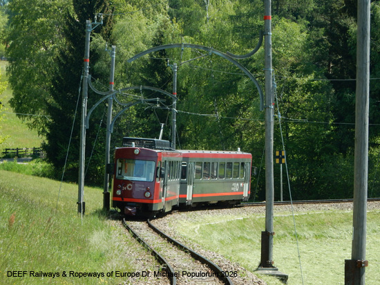 Rittnerbahn Eisenbahn Bozen Himmelfahrt Oberbozen Klobenstein Ferrovia del Renon