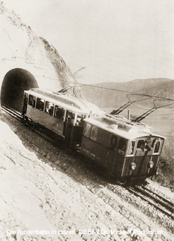 Rittnerbahn Eisenbahn Bozen Himmelfahrt Oberbozen Klobenstein Ferrovia del Renon
