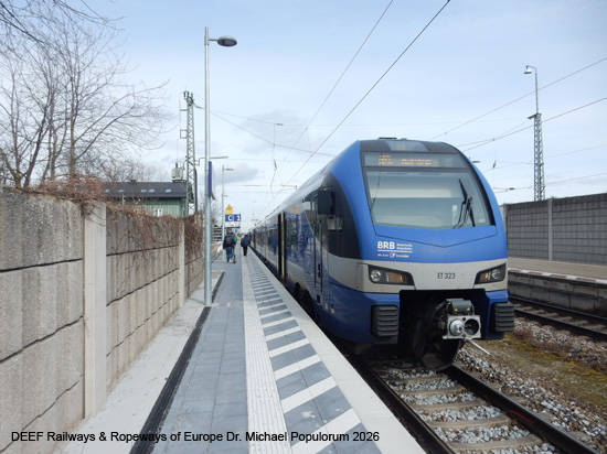 Rosenheim Kufstein Eisenbahnstrecke Bayern TEN