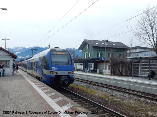 Rosenheim Kufstein Eisenbahnstrecke Bayern TEN