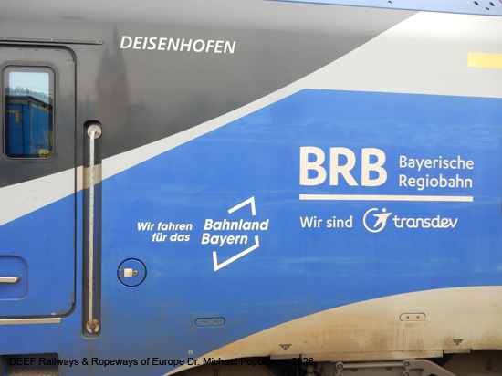 Rosenheim Kufstein Eisenbahnstrecke Bayern TEN