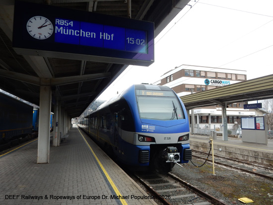 Rosenheim Kufstein Eisenbahnstrecke Bayern TEN