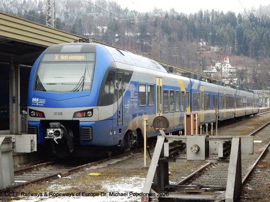 Rosenheim Kufstein Eisenbahnstrecke Bayern TEN