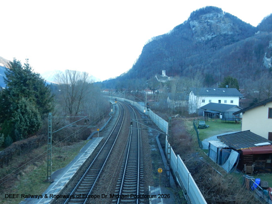 Rosenheim Kufstein Eisenbahnstrecke Bayern TEN