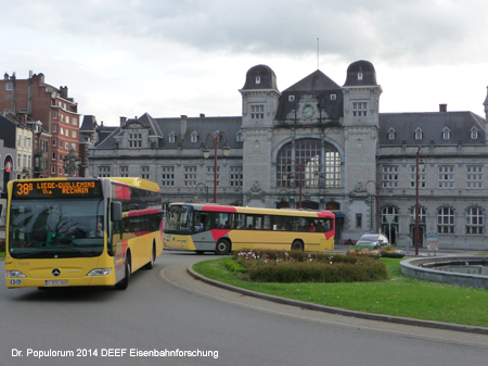 Belgien Eisenbahnstrecke Linie 44 Verviers Pepinster Spa Stavelot Luxembourg