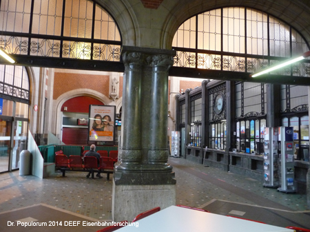 Belgien Eisenbahnstrecke Linie 44 Verviers Pepinster Spa Stavelot Luxembourg
